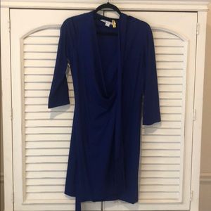 Diane VonFurstenberg Royal Blue Wrap Dress